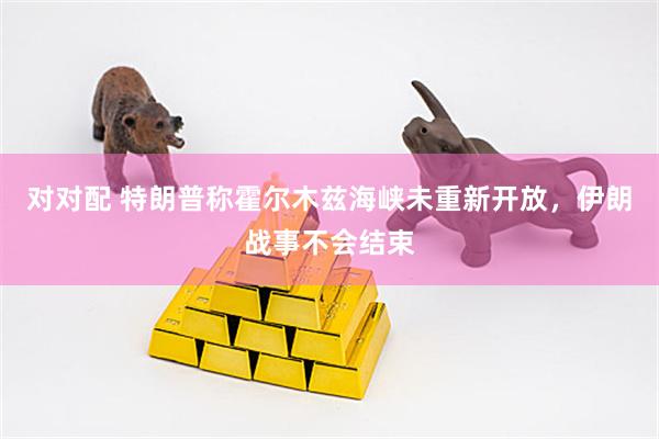 对对配 特朗普称霍尔木兹海峡未重新开放，伊朗战事不会结束
