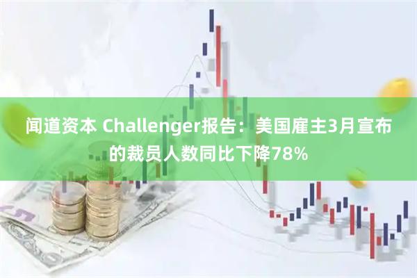 闻道资本 Challenger报告：美国雇主3月宣布的裁员人数同比下降78%