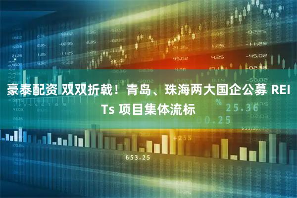 豪泰配资 双双折戟！青岛、珠海两大国企公募 REITs 项目集体流标